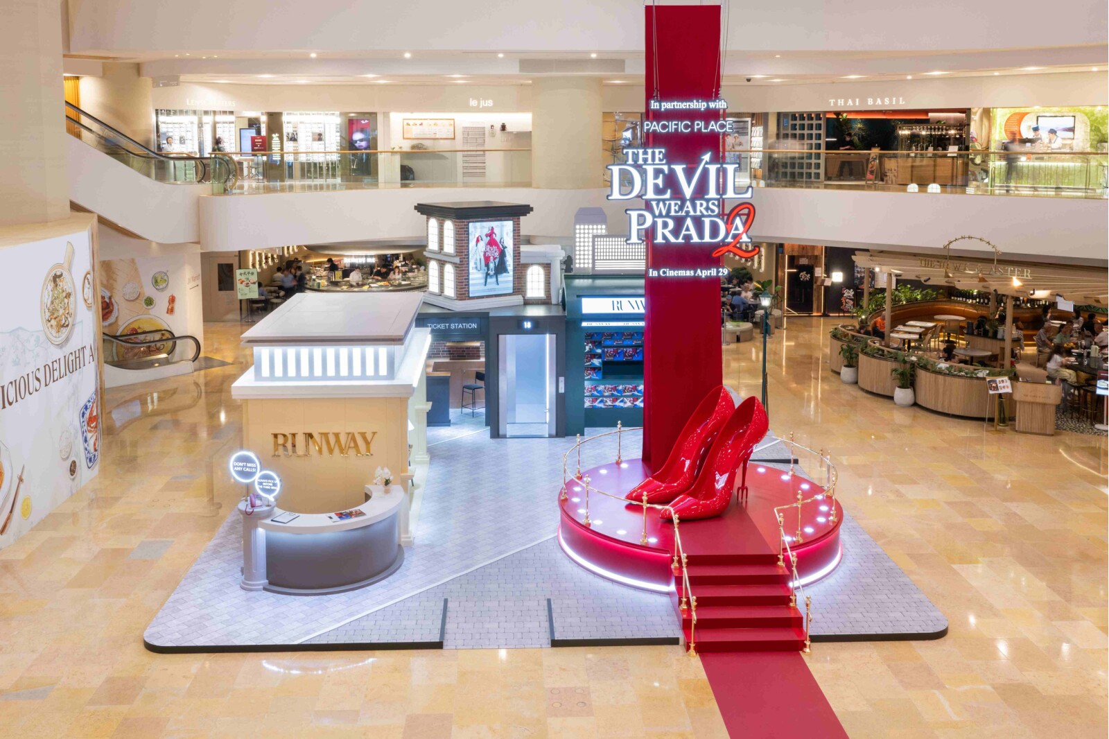 太古廣場《穿 PRADA 的惡魔 2》場景裝置