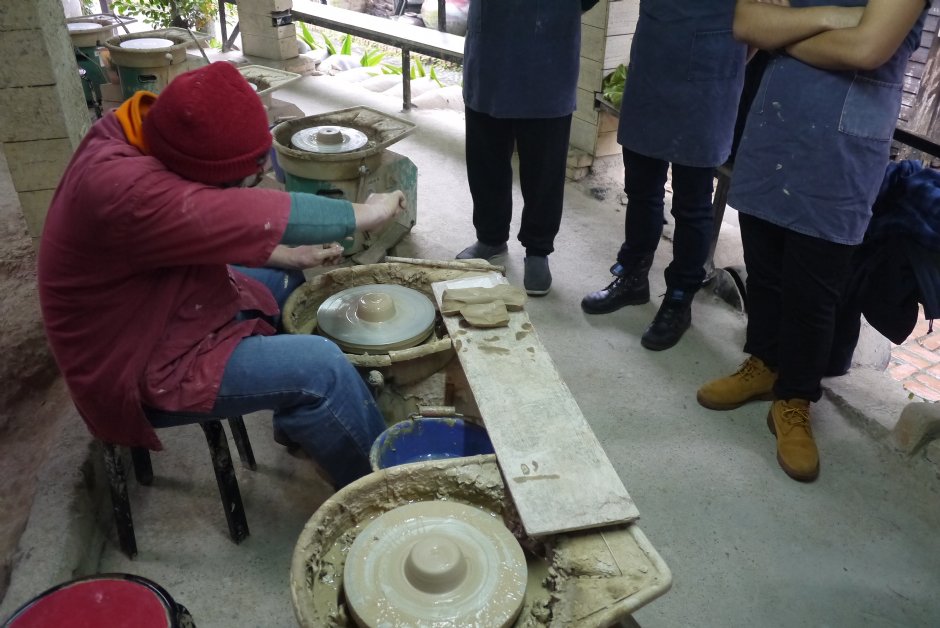 蛇窑拉坏教学 摄影：旅遊王攝影組