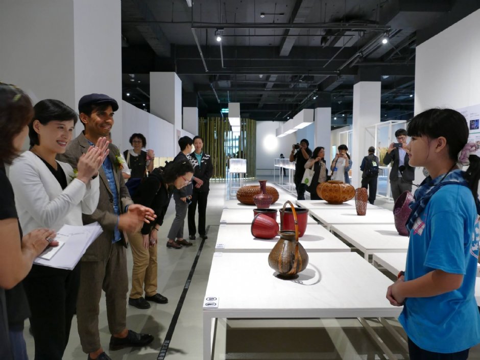導覽解說 攝影：臺中市纖維工藝博物館 提供