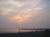 安平港观夕阳<br/> 摄影：陳美吟