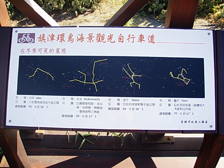 冬季星座圖 攝影：鄭瑄頤