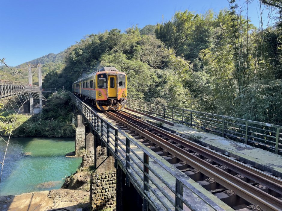 平溪線火車 攝影：Eva隨手拍