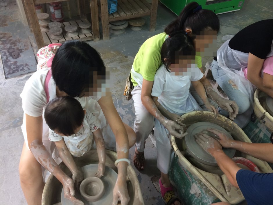 手拉坯DIY 摄影：Eva隨手拍