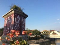 葫芦墩公园是台中花博展区之一<br/> 摄影：Eva隨手拍