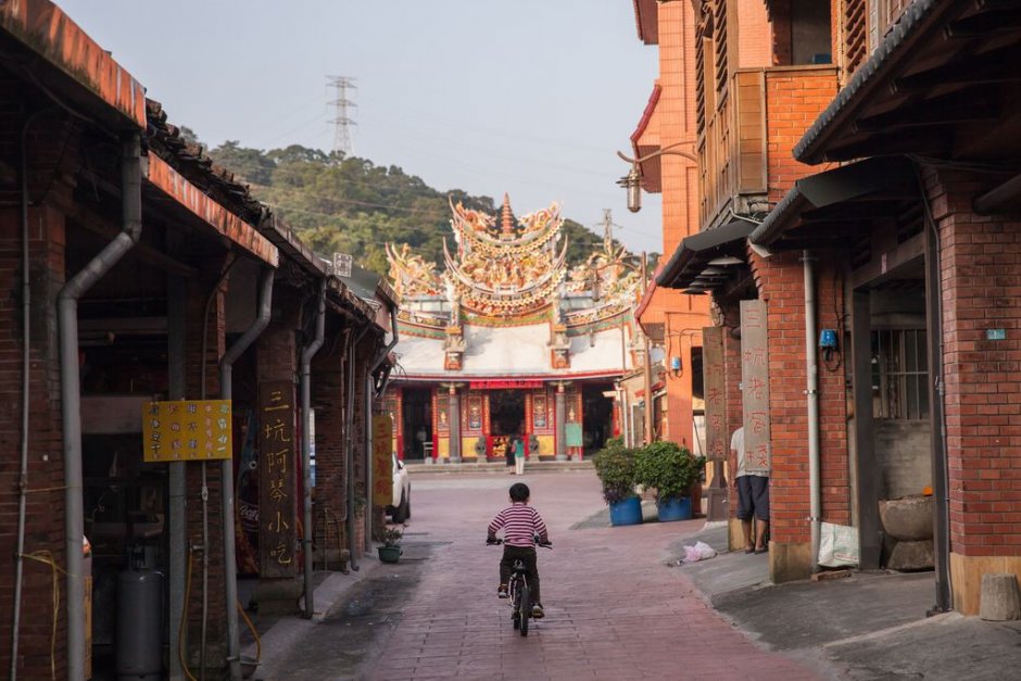 老街以永福宫为中心 摄影：桃園市政府觀光旅遊局 提供