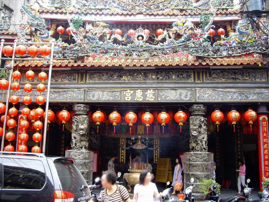 慈惠宫门口 摄影：老山羊部落格