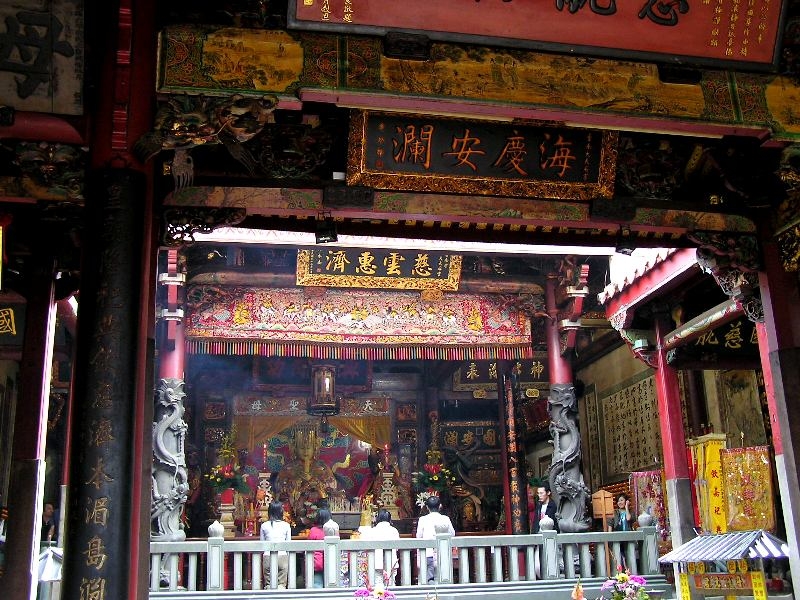 大天后宫里的匾额 摄影：陳李豪