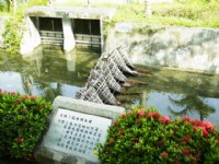 临时拦水坝<br/> 摄影：資料來源─台灣雲林農田水利會