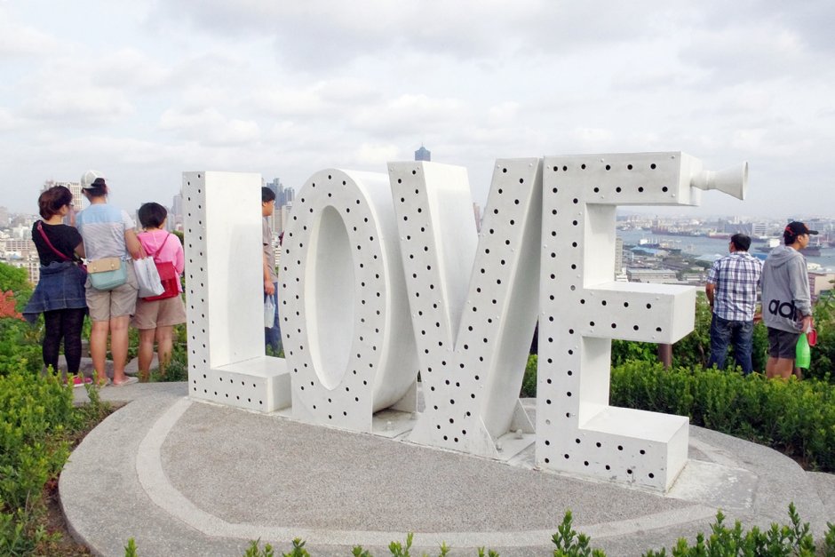 LOVE地標是忠烈祠熱門打卡點 攝影：Eva隨手拍