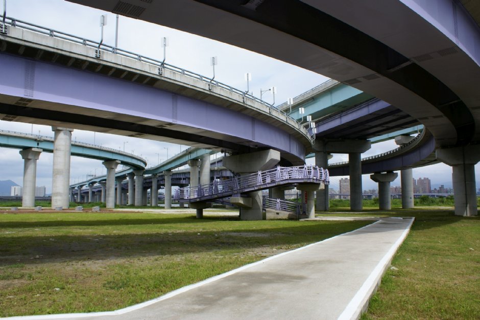 江子翠河口景观河滨公园 摄影：Eva隨手拍