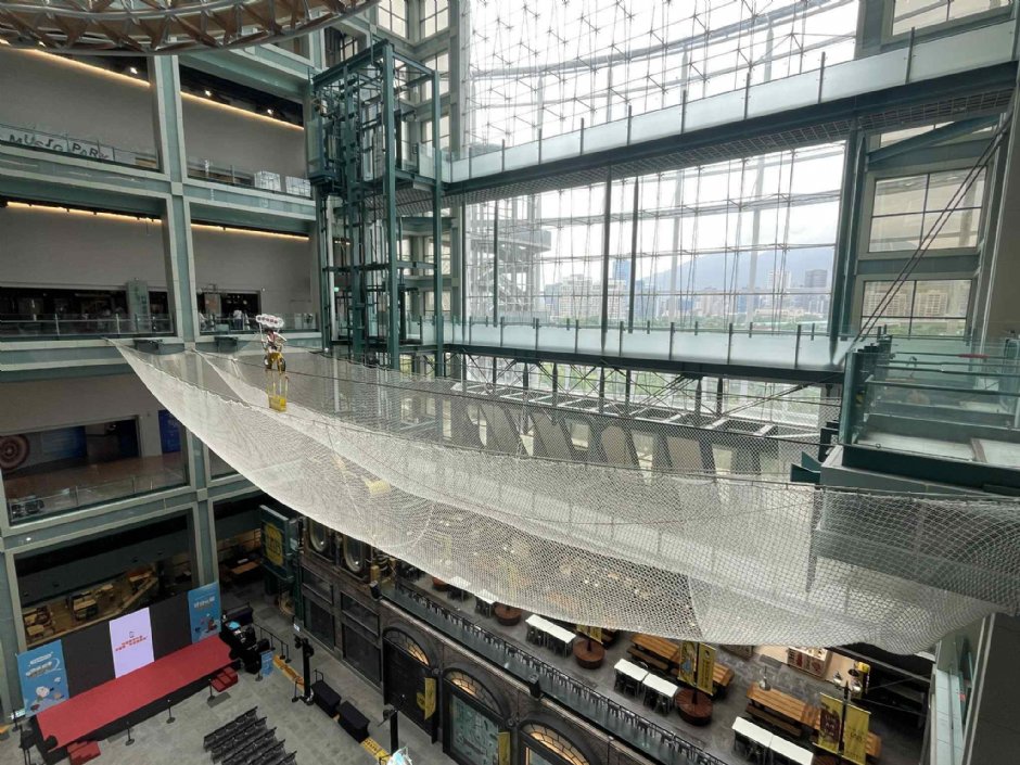 空中腳踏車 攝影：Eva隨手拍