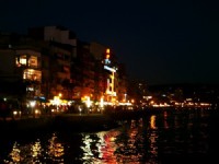 远望淡水夜景<br/> 摄影：eva隨手拍