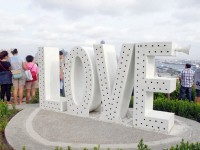 觀景台上的LOVE地標是熱門打卡點<br/> 攝影：Eva隨手拍