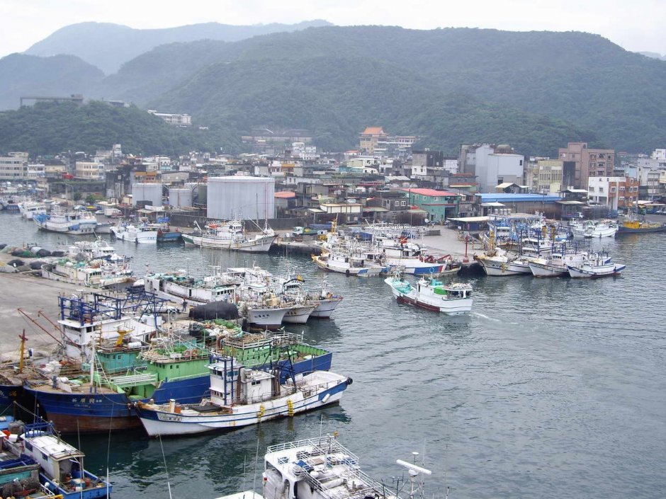 內埤漁港全景 攝影：老山羊部落格