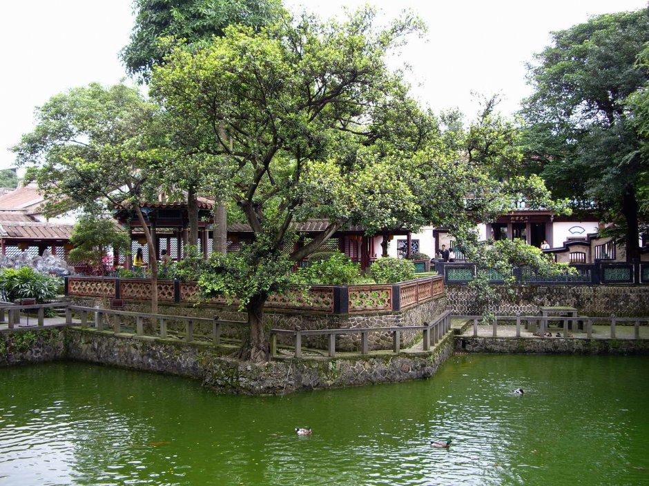 秀麗江南特色庭園 攝影：老山羊部落格